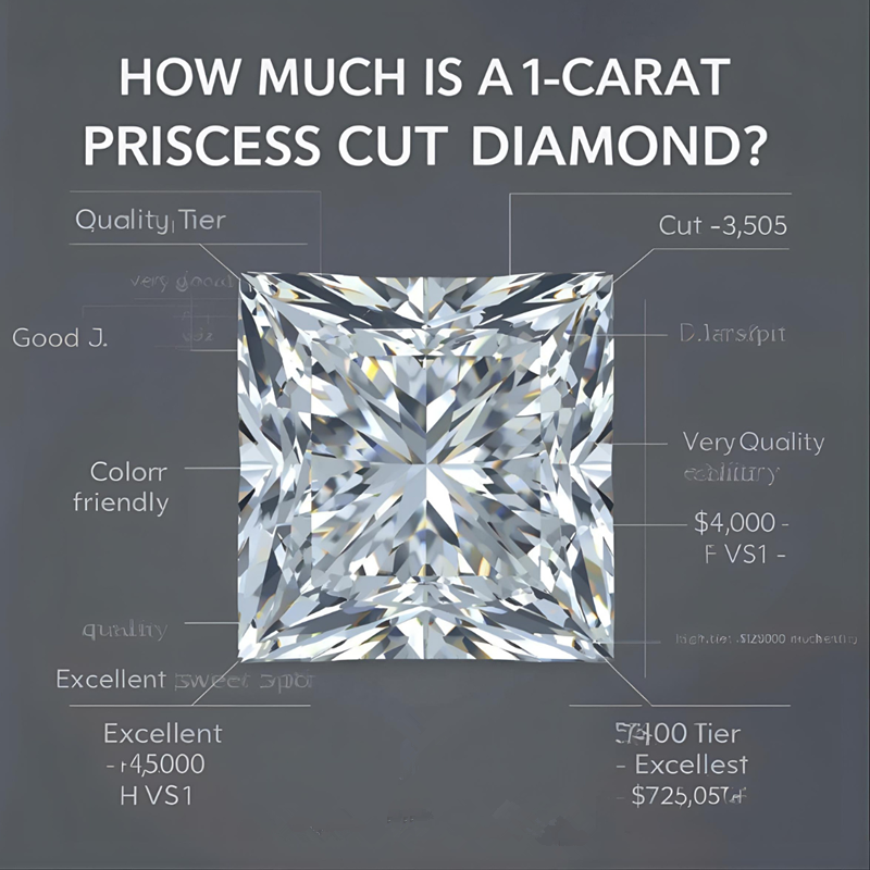 How Much Is A 1 Carat Princess Cut Diamond Worth
